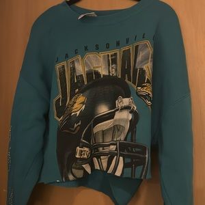 Jacksonville Jaguars vintage crop sweatshirt